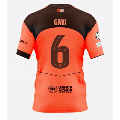 Barcelona Paez Gavi #6 Rezervni Dres 2025-26 Kratak Rukav Barcelona Paez Gavi #6 Rezervni Dres 2025-26 Kratak Rukav